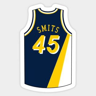 Rik Smits Indiana Jersey Qiangy Sticker